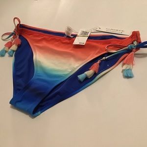 Swimsuit Bottom 14, Ombré Peach/Pink/Aqua NWT